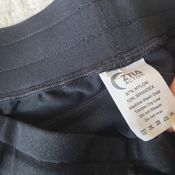 ZYIA Active Black Jogger Pants Women's  Size XS - Picture 6 of 10
